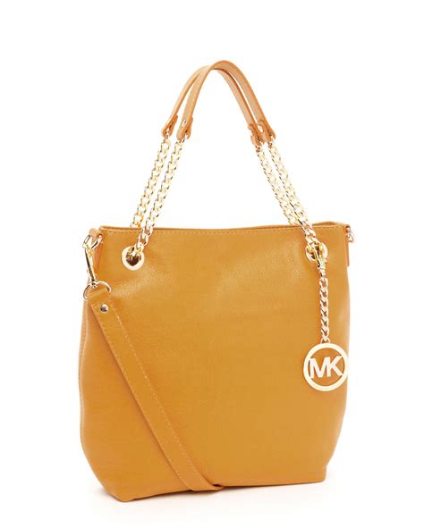 michael kors jet set chain bag orange